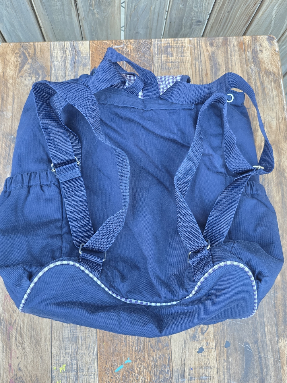 Navy blue diaper Mom Bag - Picture 7 of 14